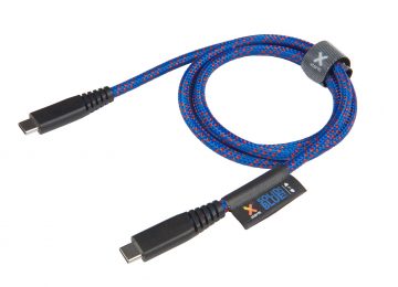 xtorm solid blue kabel usb