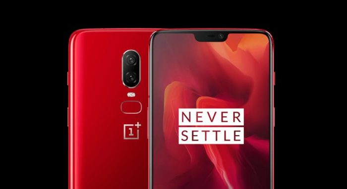 oneplus 6 amber red